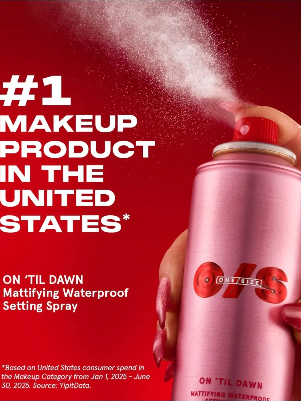 One Size On 'Til Dawn Mattifying Waterproof Setting Spray - Full Size!